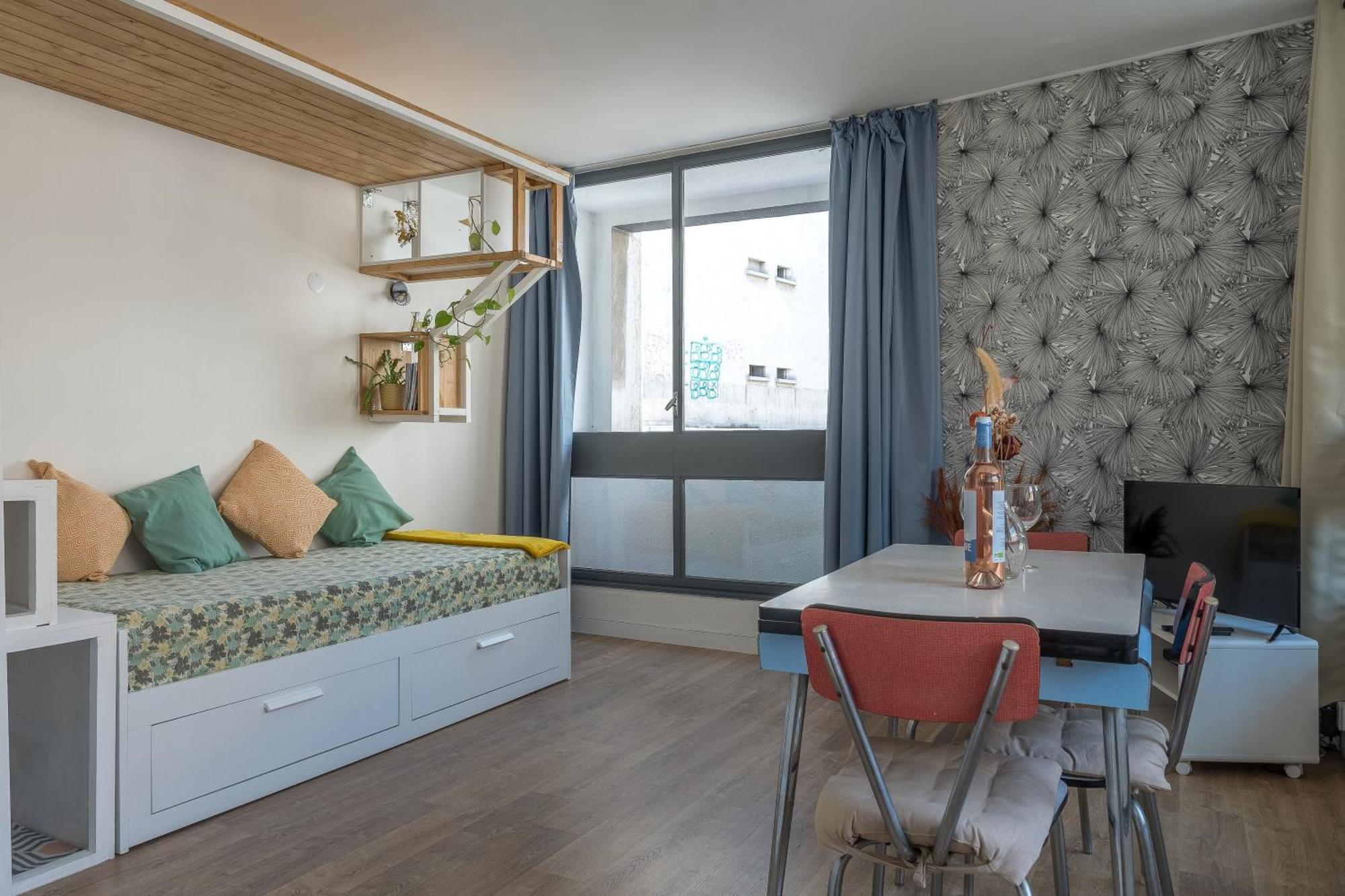 *Las Flores* Joli Studio Avec Balcon Marselha Exterior foto