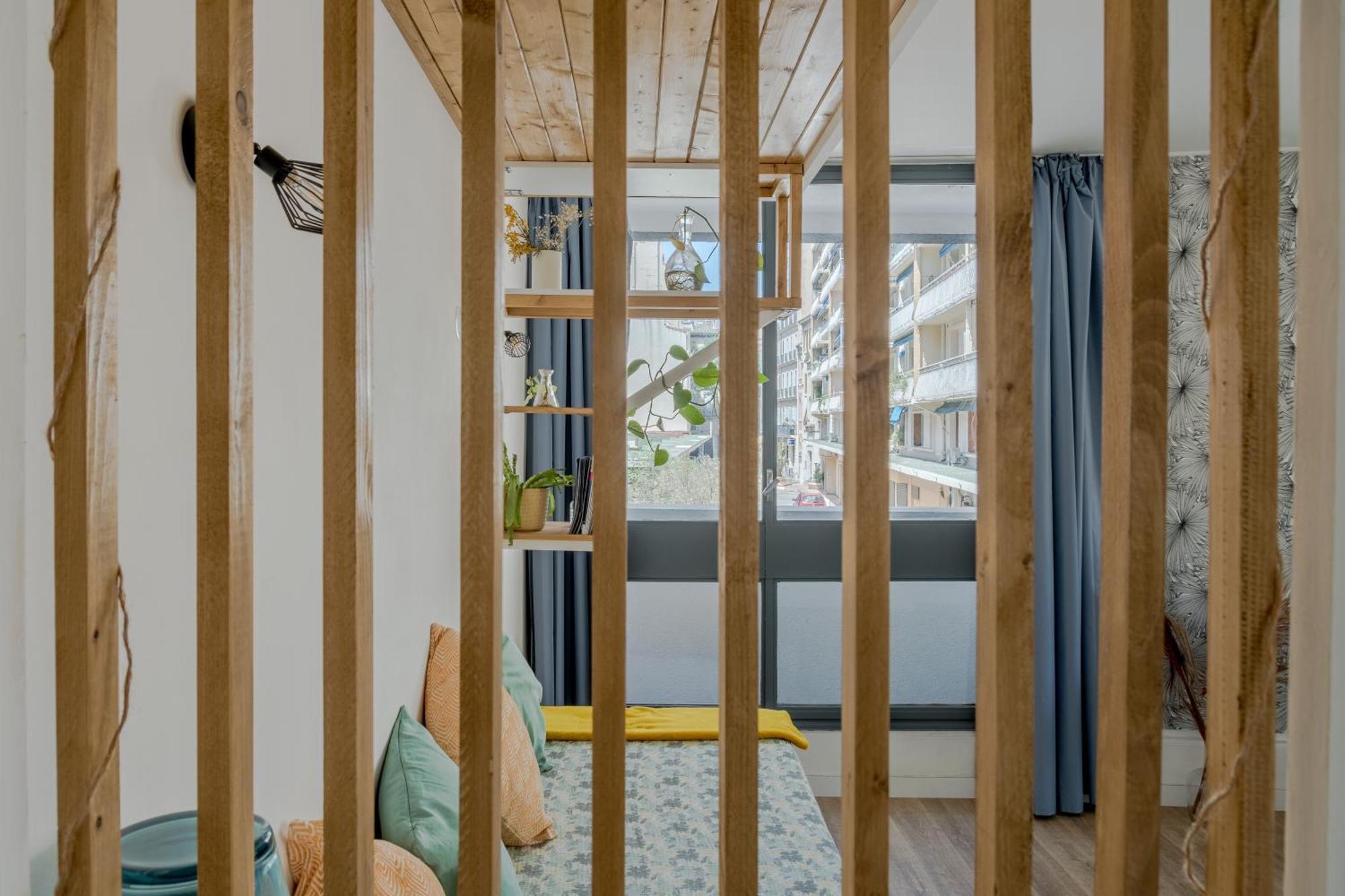 *Las Flores* Joli Studio Avec Balcon Marselha Exterior foto
